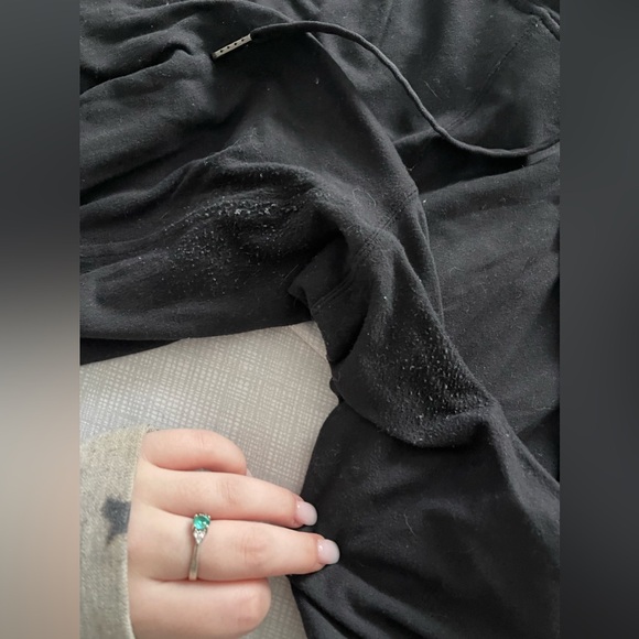 black lululemon athletic joggers size 4 - Picture 3 of 4